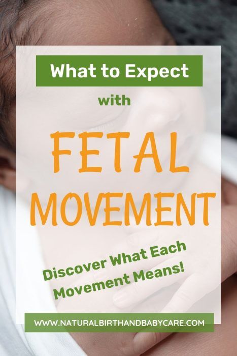 What to Expect from Fetal Movement banner with cute baby behind text